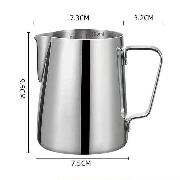 BrewSafari Milk Pitcher – 350ml Edition